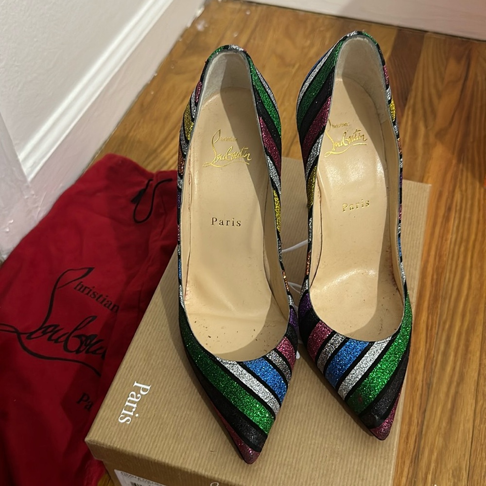Rainbow color Christian louboutin